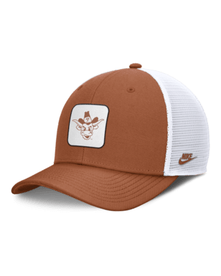 Мужские  Texas Longhorns Legacy Rise Mascot Nike College Trucker Adjustable Hat