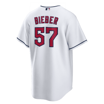Nike Bieber #57 Indians MLB 2021 All Star Baseball MLB Stitched
