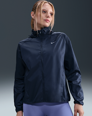 nike windbreaker blue black