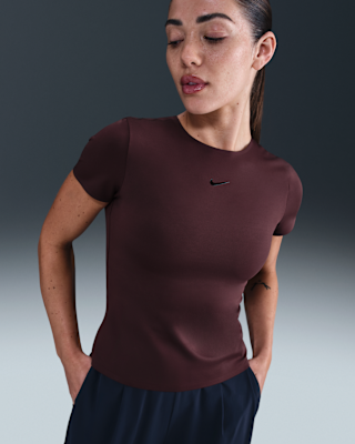Женские шорты Nike Form Short-Sleeve Top