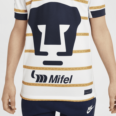 Jersey de fútbol Nike Dri-FIT Replica de los Pumas UNAM local 2024/25 Stadium para niños talla grande