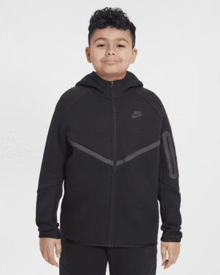 Подростковое худи Nike Sportswear Tech Fleece Big Kids' Full-Zip Hoodie (Extended Size)