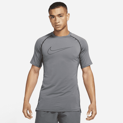 Nike Pro Dri-FIT Men's Tight-Fit Short-Sleeve Top. Nike SI