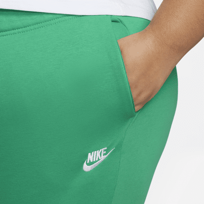 Joggers de tiro medio para mujer Nike Sportswear Club Fleece (talla grande)