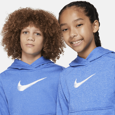 Sudadera con gorro sin cierre Therma-FIT para niños grandes Nike Multi+