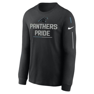 Nike Team Slogan (NFL Carolina Panthers) Men's Long-Sleeve T-Shirt