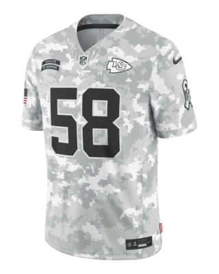 Мужские джерси Derrick Thomas Kansas City Chiefs Salute to Service Nike Dri-FIT NFL Limited Jersey