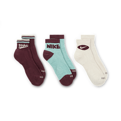 Nike Everyday Plus Ankle Socks (3 Pairs)