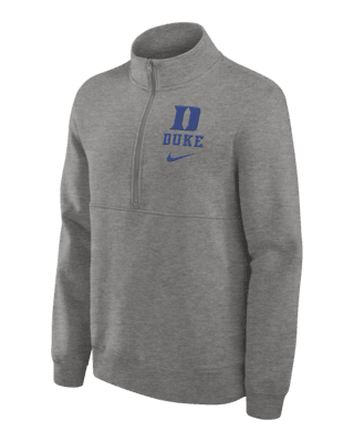 Мужские  Duke Blue Devils Primetime Club Nike College 1/2-Zip Crew