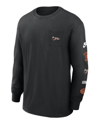 Мужская футболка Cincinnati Bengals Rewind Max90 Pocket Nike NFL Long-Sleeve