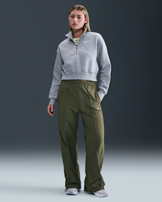 Женские  Nike Sportswear Everything Wovens Mid-Rise Open-Hem Pants