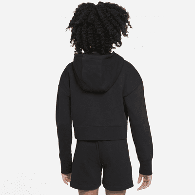 Nike Sportswear Club Big Kids' (Girls') French Terry Cropped Hoodie