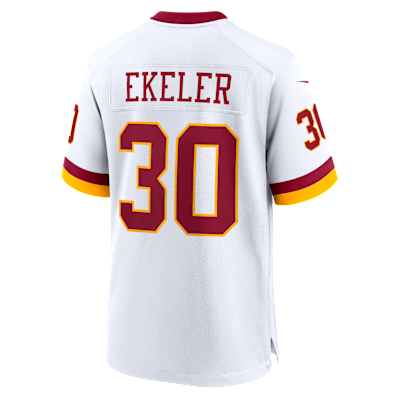 Jersey Nike de la NFL Game para hombre Austin Ekeler Washington Commanders