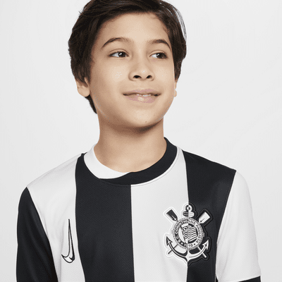 S.C. Jersey de fútbol Nike Dri-FIT Replica del S.C. Corinthians alternativo 2024/25 Stadium para niños talla grande