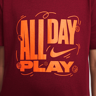 Playera para niños talla grande Nike Sportswear