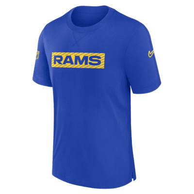 Playera Nike Dri-FIT de la NFL para hombre Los Angeles Rams Sideline Player