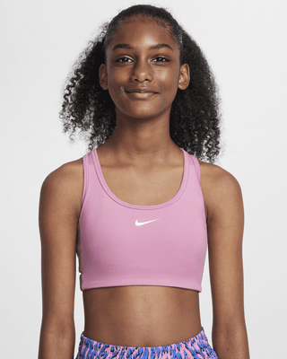 Подростковые  Nike Swoosh EasyOn Big Kids' (Girls') Sports Bra