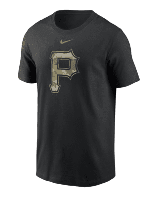 Men's Pittsburgh Pirates Nike Black Camo Jersey