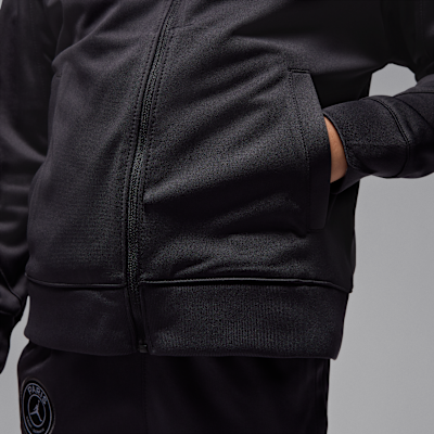 4e tenue de survêtement de foot en maille Jordan Dri-FIT Paris Saint-Germain Strike pour enfant