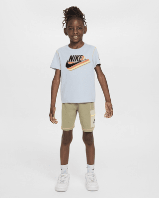 Детские шорты Nike Sportswear Reimagine Little Kids' French Terry Shorts Set