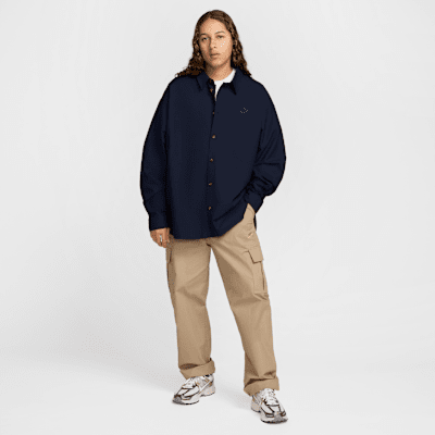 Męska koszula oxford o kroju oversize z długim rękawem Nike Club