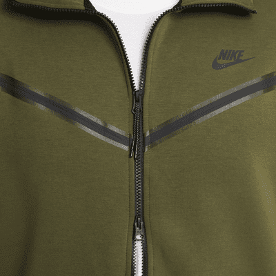 nike khaki zip hoodie