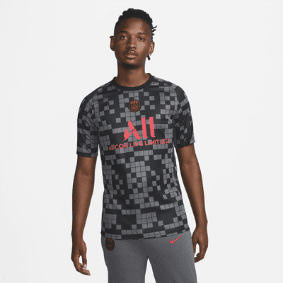 Playera de fútbol para antes del partido para hombre Nike Dri-FIT Paris ...