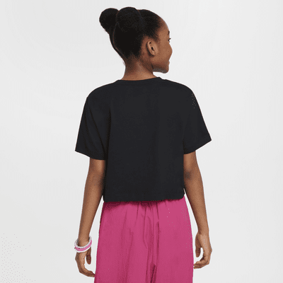 Nike Sportswear Big Kids' (Girls') Cropped T-Shirt