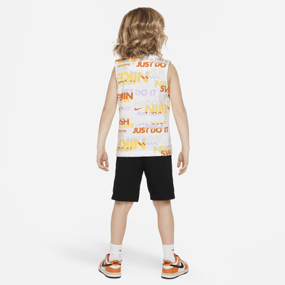 Nike Sportswear PE Little Kids' Printed Tank Set