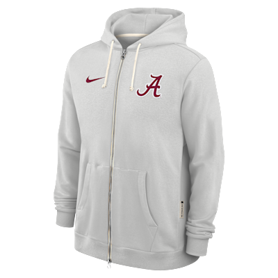 Alabama Sideline Men's Nike Dri-FIT College Full-Zip Hoodie