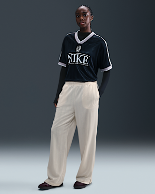 Женские спортивные штаны Nike Sportswear Mid-Rise Loose Jacquard Striped Track Pants