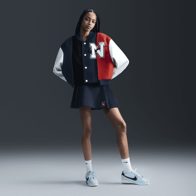 Nike Women by YOON Women's Oversized Varsity Jacket