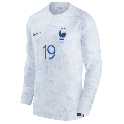 France No13 Mangala Away Soccer Country Jersey