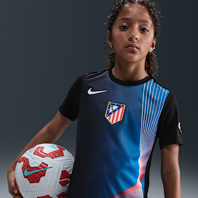 Atlético Madrid Academy Pro Third Older Kids' Nike Dri-FIT Football Pre-Match Top