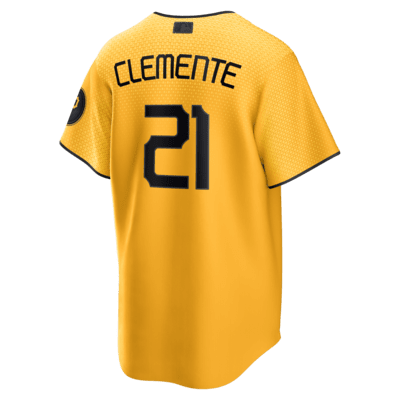 MLB Pittsburgh Pirates City Connect (Roberto Clemente) Men's Replica Baseball Jersey