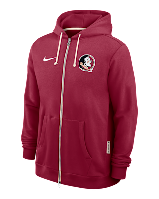 Мужское худи Florida State Sideline Nike Dri-FIT College Full-Zip Hoodie