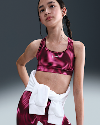 Детские  Nike Pro Swoosh Big Kids' (Girls') Sports Bra