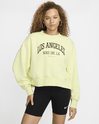 Женский свитшот Nike Sportswear Phoenix Fleece Over-Oversized Crew-Neck Graphic