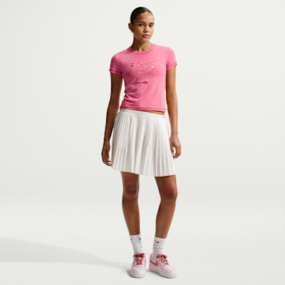 Nike Sportswear Chill Knit Women's Slim Short-Sleeved Cropped T-Shirt