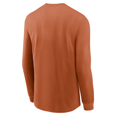 Texas Legacy Arched Logo Men's Nike College Long-Sleeve T-Shirt