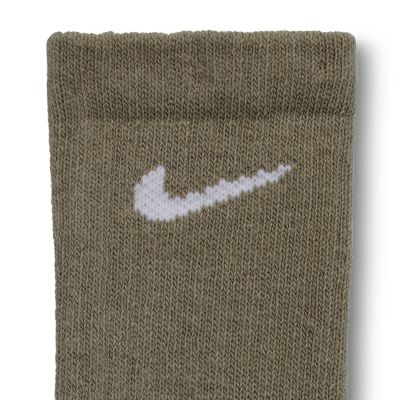 Nike Dri-FIT Performance Basics Big Kids' Crew Socks (6 Pairs)