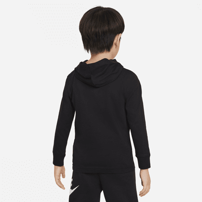 Nike Sportswear Club Camo Jersey Long Sleeve Tee Little Kids T-Shirt ...