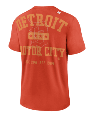 Nike Detroit Tigers Grey Color Bar Short Sleeve T Shirt