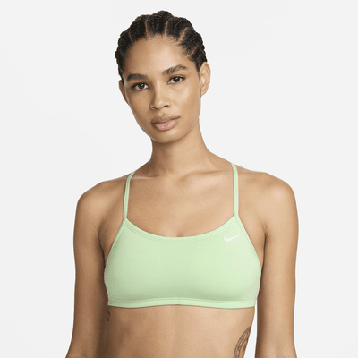 Prenda superior de bikini con espalda deportiva Nike Essential