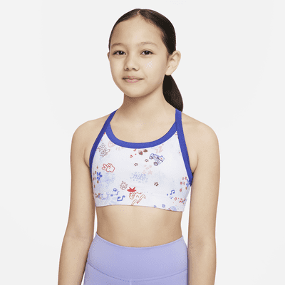 Buy Nike Dri-Fit Indy Seamless Sports Bras Kids Violet online
