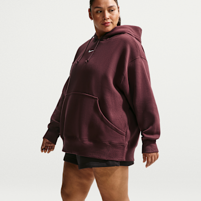 Nike Sportswear Phoenix Fleece Sudadera con capucha oversize de tejido Fleece (Talla grande) - Mujer