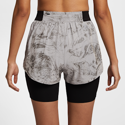 Nike Swift Women's Mid-Rise 2-In-1 Running Shorts With Reflective Design Accents