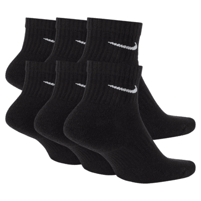 Nike Everyday Cushioned Training Ankle Socks (6 Pairs). Nike AU