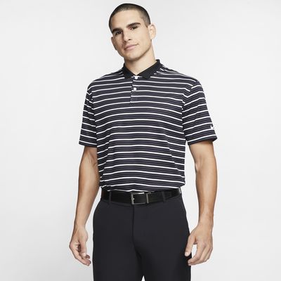 nike men's dry victory stripe polo golf shirt