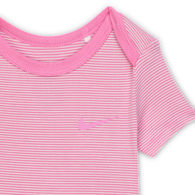 Nike Baby (0-6M) Striped Bodysuit and Joggers Set